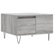 Tavolino salotto | Tavolino da caff¨¨ | Tavolino da Soggiorno Grigio Sonoma 55x55x36,5 cm Legno Multistrato