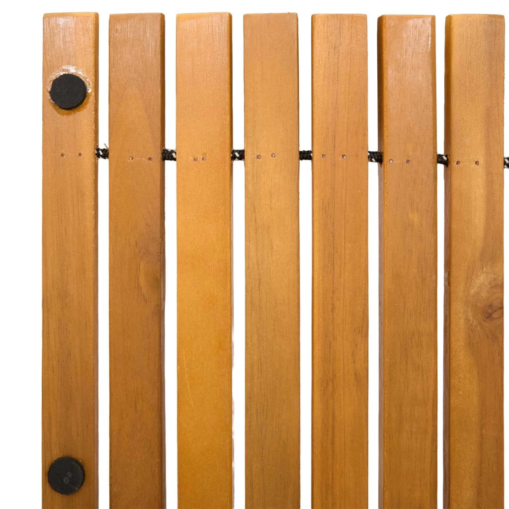 Tappeto da bagno Marrone 80 x 50 cm Legno di Acacia Massello CFW9307941