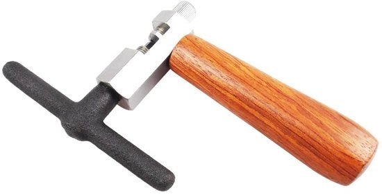 Kit di riparazione catena bicicletta professionale 9-12 velocità - Manico di legno ergonomico - Compacto e leggero - Pin sostituibile - Attrezzatura per catena bicicletta