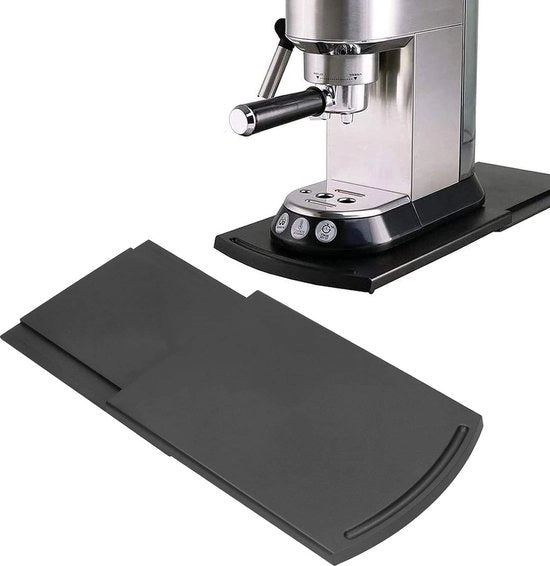 Tray da Caffè Slittabile - Superficie Antiscivente Macchina da Caffè Apparecchio Sostituto Mobili