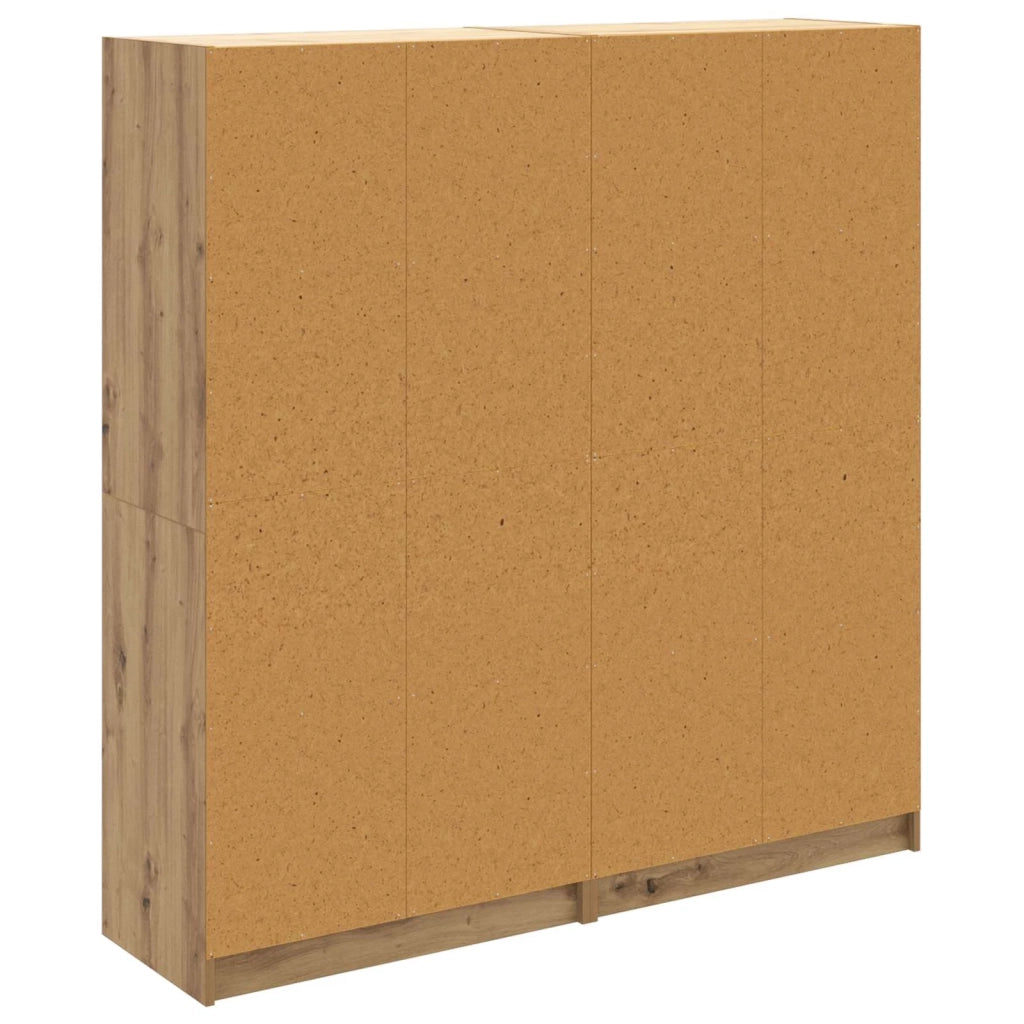 Credenza 2 pcs Rovere artigianale 68 x 37 x 142 cm 3402645