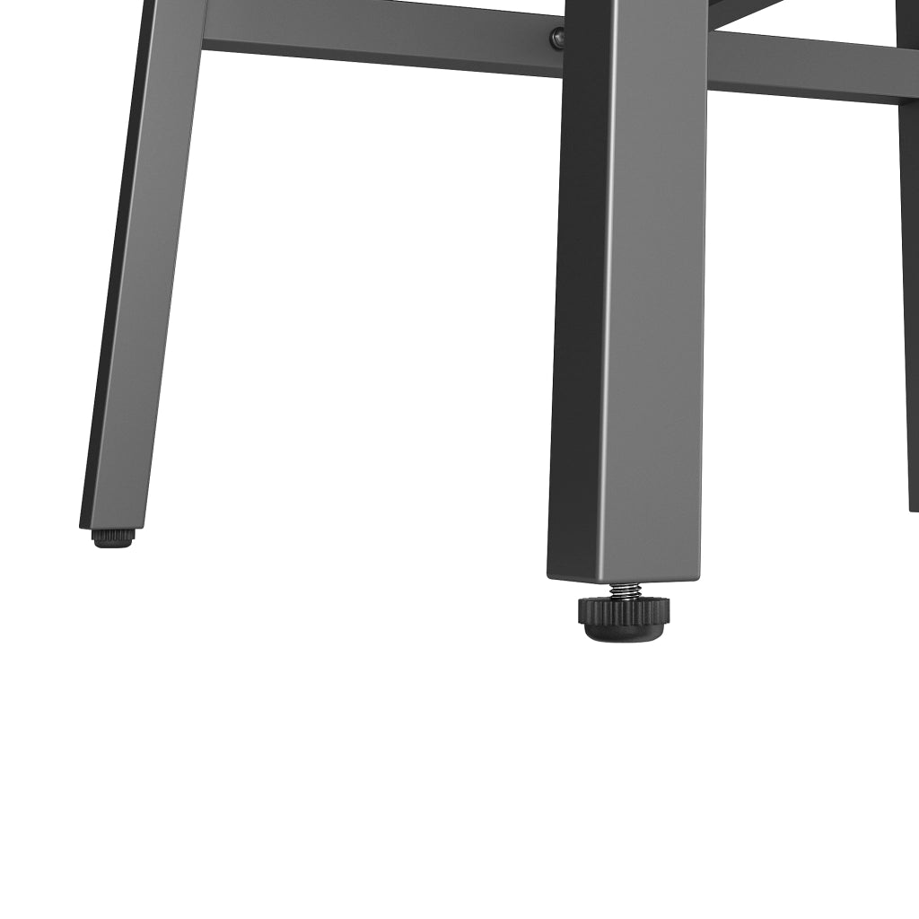 Salotto da Giardino con 2 Divani; 1 Poltrona; 1 Panca e 1 Tavolo; Schienale Alto; Cuscini; per Terrazza; Metallo e Poliestere; Grigio