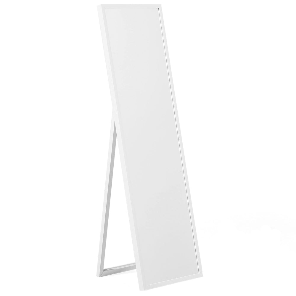 Specchio da terra bianco rettangolare 40 x 140 cm soggiorno bagno camera da letto
