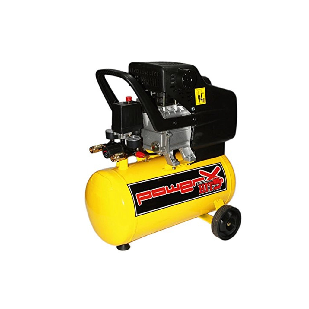 Compressore Lubrificato Ad Olio 6LT Motore 1 Hp 8 Bar Con Manometro E Connettore - PH006