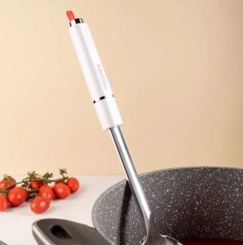 Pedrini Cucchiaione da Cucina Lillo Stile Cromo e Bianco
