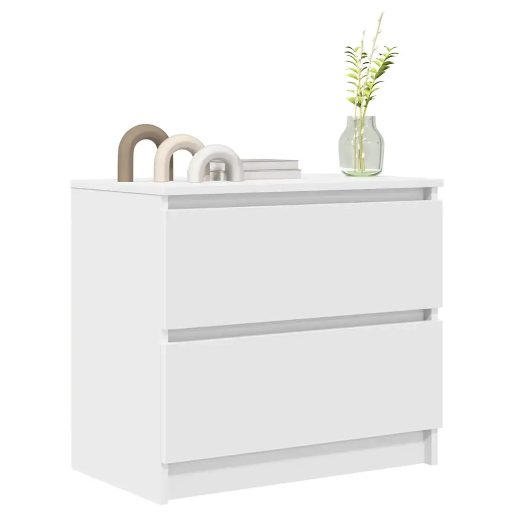 Mobile Porta TV Bianco 60x35x54 cm in Legno Multistrato