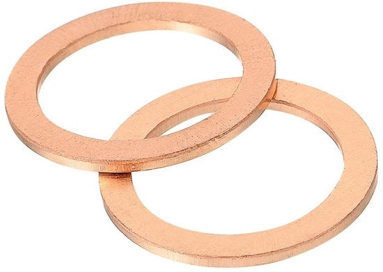 Raccordi a goccia di rame 24mm 15 pezzi per viti e viti con OD-Ring di chiusura