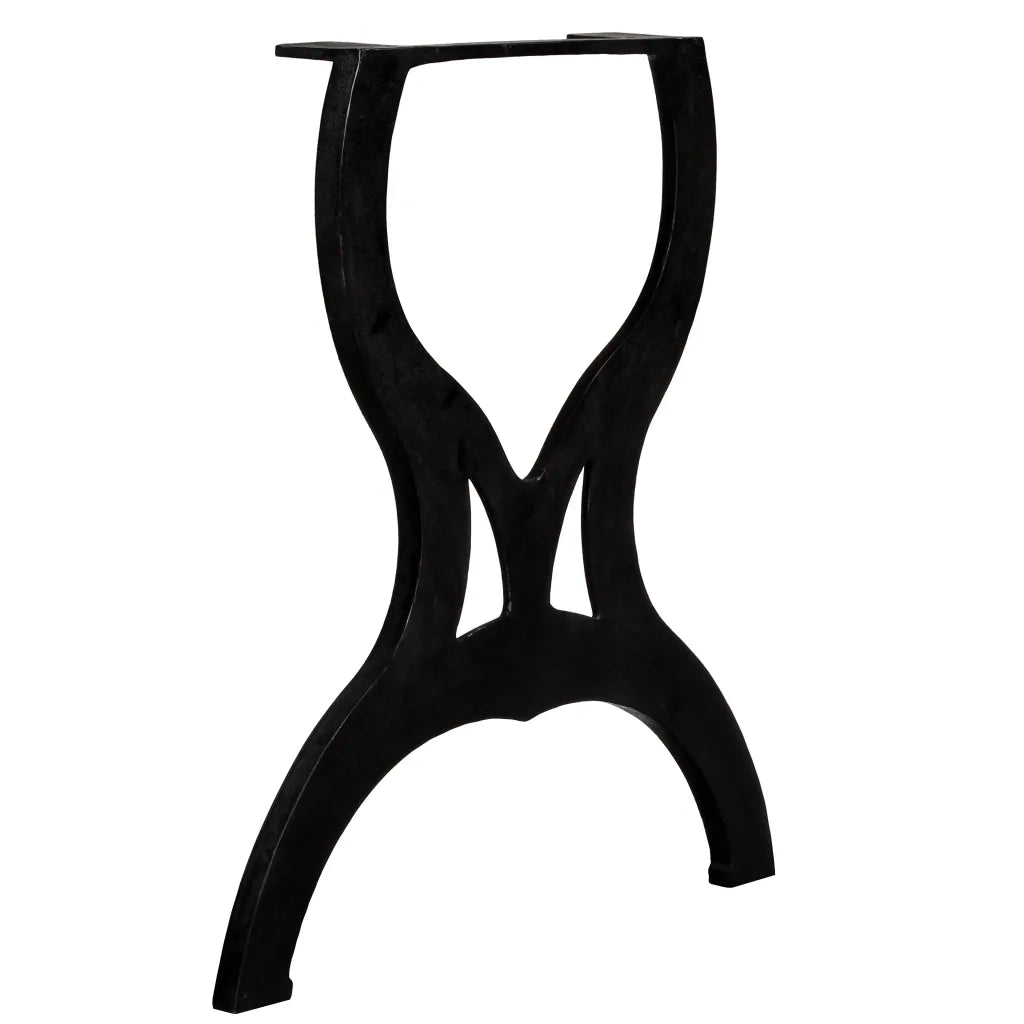 Gambe per Tavolo da Pranzo 2 pz a Forma di X in Ghisa