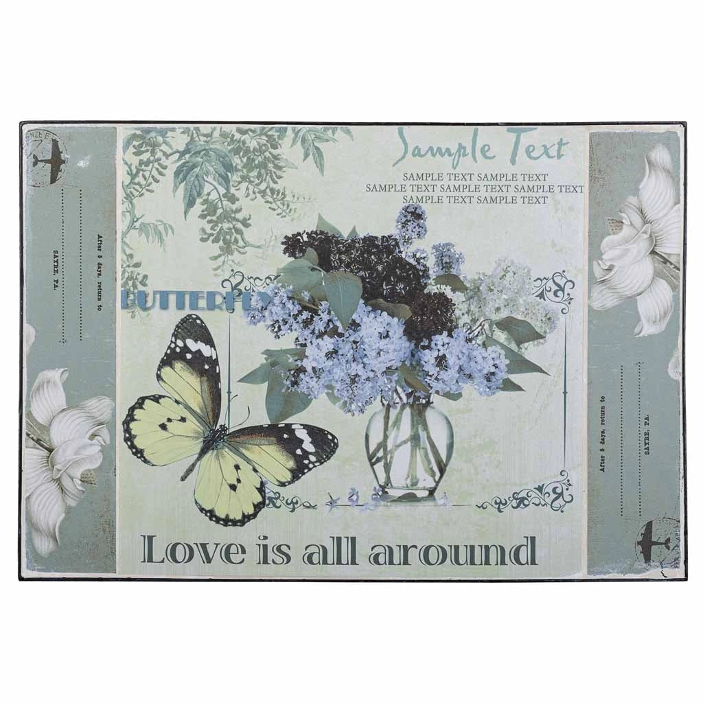 Set di 2 vasi da fiori in mosaico nero e ferro battuto
