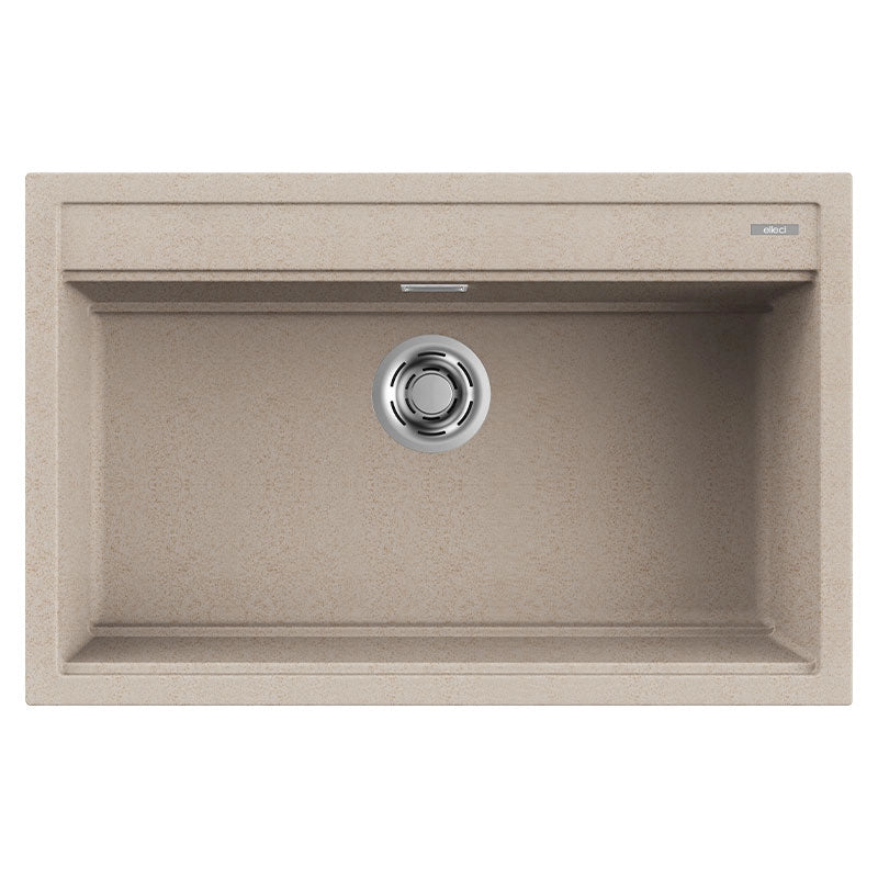 Lavello Elleci Incasso 1 vasca 79x51 Best 130 Granitek Avena LGB13051