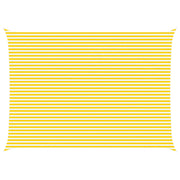 Vela Parasole | Telo Ombra | Vela da ombra solare Giallo e Bianco 7 x 5 m