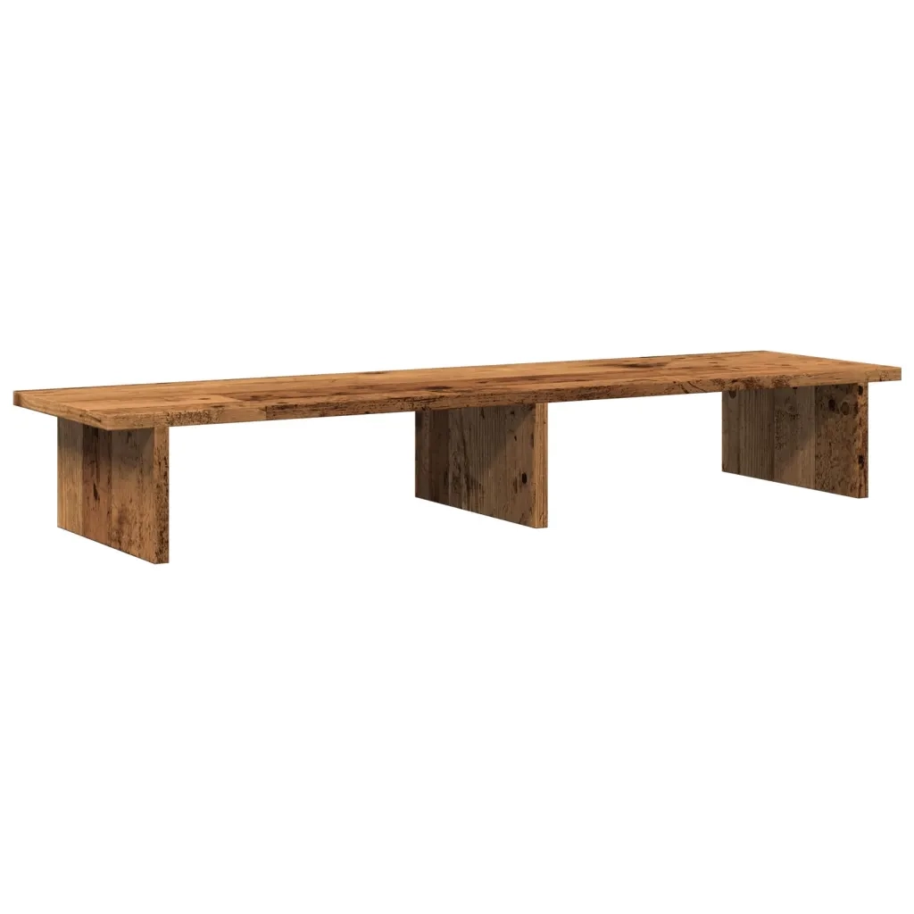 Supporto per Monitor Legno Vecchio 100x27x15cm in Truciolato 854713