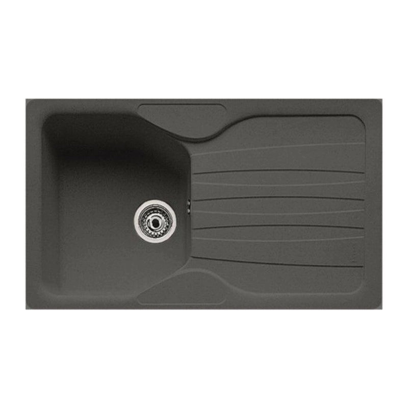 Lavello 1 vasca con gocciolatoio reversibile Franke CUG 611 in fragranite grafite