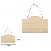 Trade Shop - Decorazione In Legno Decoupage Da Appendere Con Corda Insegna 15 X 10 Cm 74199a -