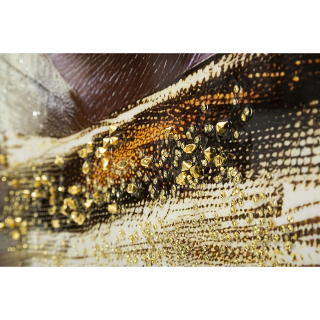 Stampa su Tela Viso, Multicolore, Tessuto, 102x52x4 cm