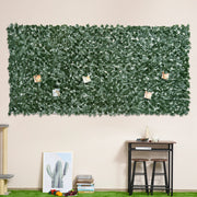 Siepe artificiale frangivista 300 x 150 cm verde scuro per balcone, terrazza e giardino