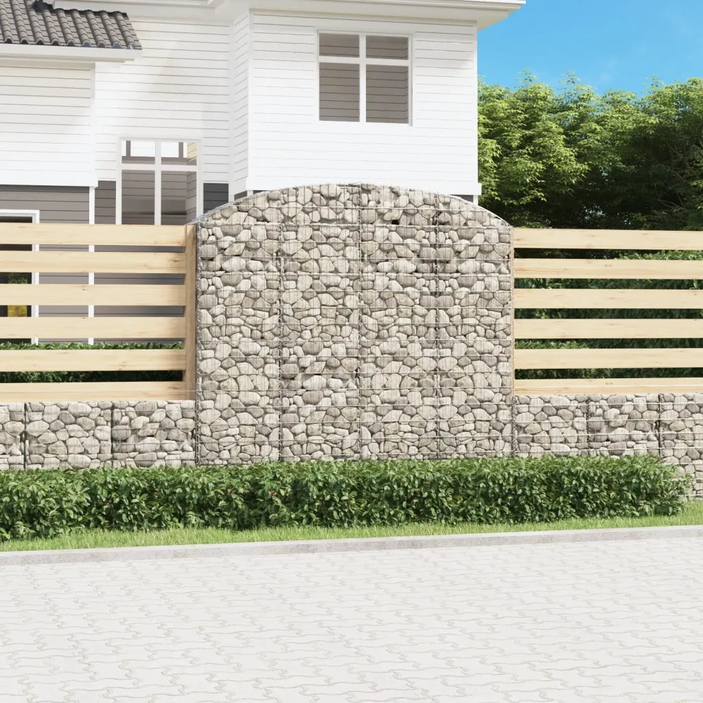 Cesto Gabbione ad Arco 200x50x180/200 cm Ferro Zincatocod mxl 106447