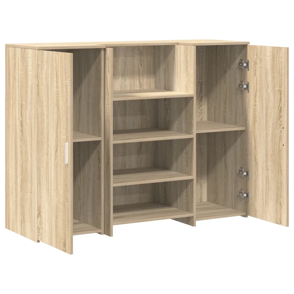 Banco Reception Rovere Sonoma 135x50x103,5 cm Legno Multistrato 3324189