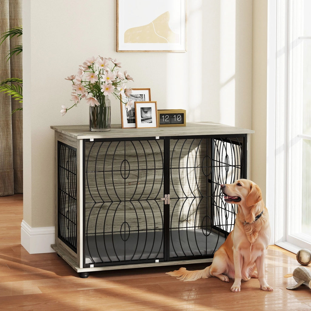 Casetta per Cani ¨C zephmum ¨C Grigio 100x70x80