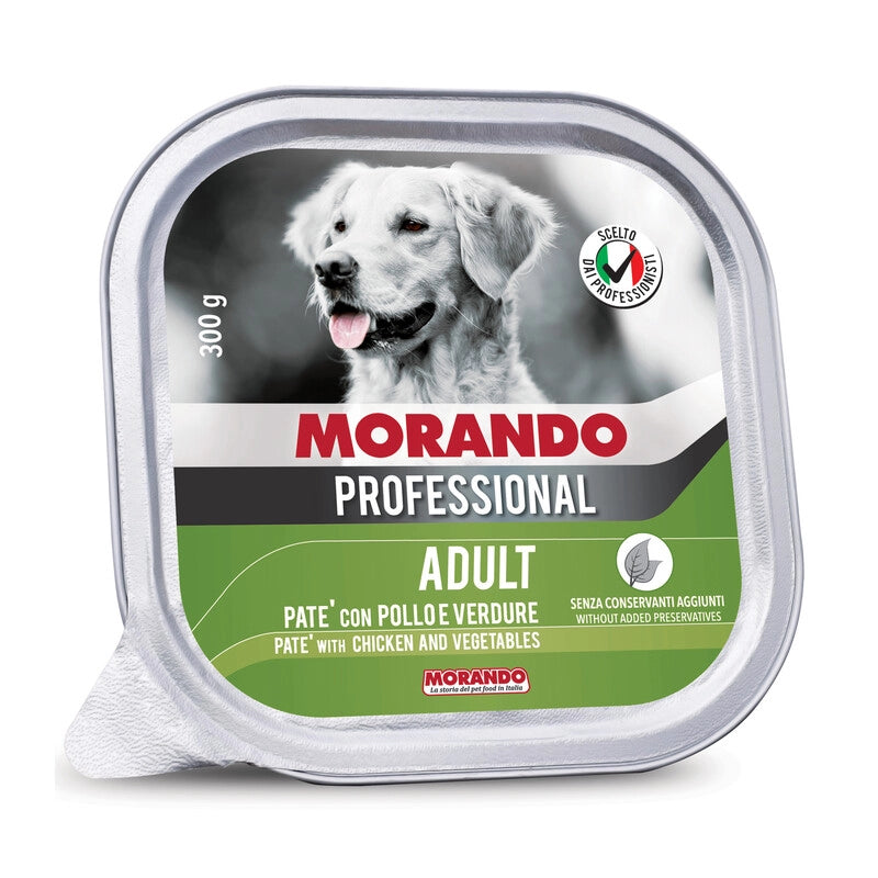 CIBO CANE MORANDO VSC 300 G CARNI POL VERDURE- 18,0 pz