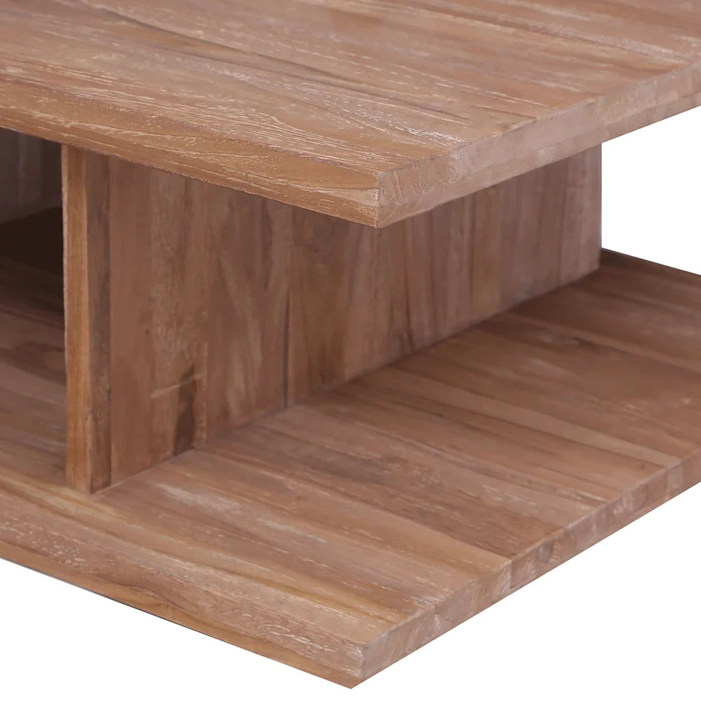 Tavolino da Salotto 70x70x30 cm in Legno Massello di Teak 287898
