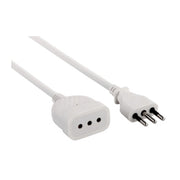 PROLUNGA LINEARE 3 M SEZ 3X0,75 10A BIANCO- ELECTRALINE 3PMARK- 1,0 pz