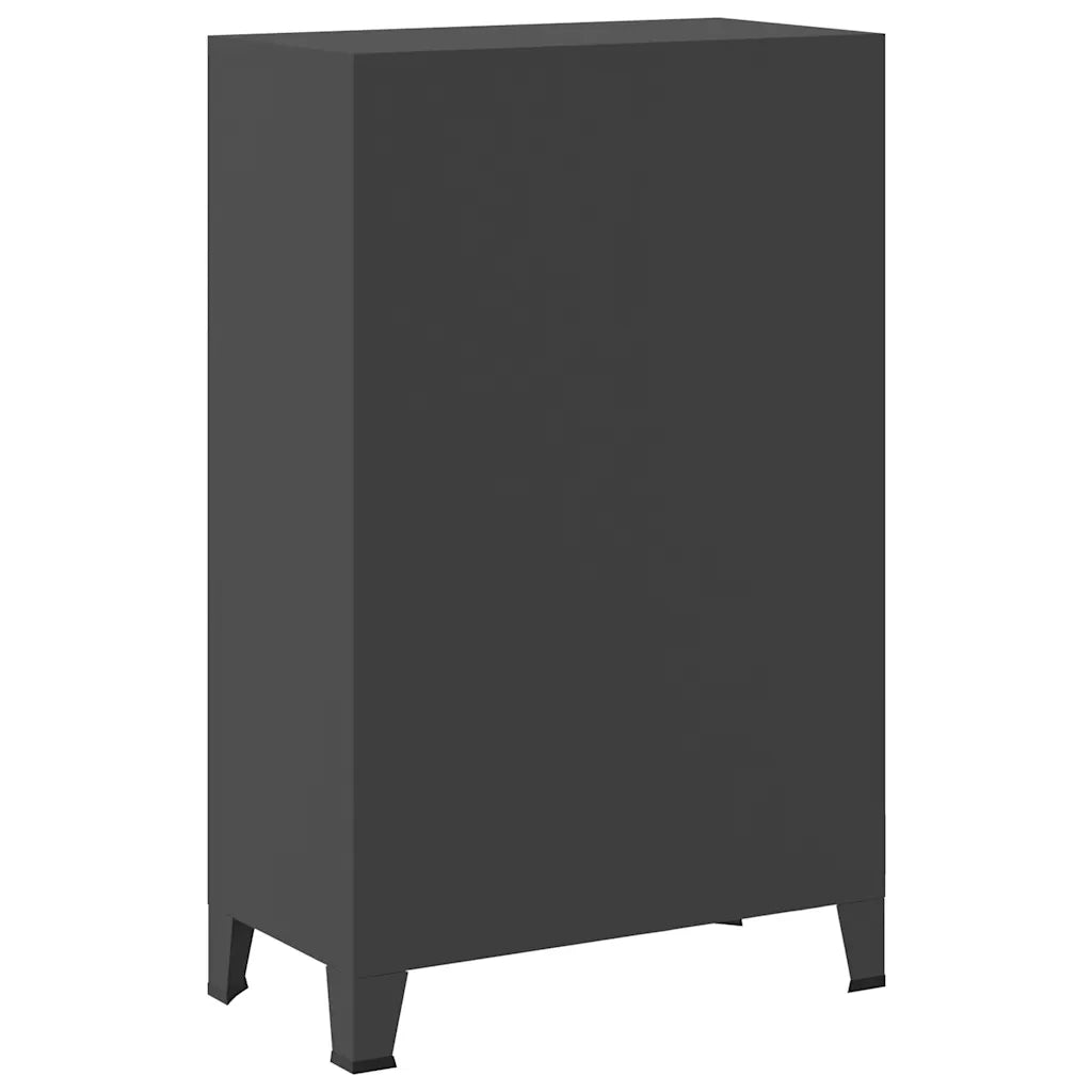 Armadio Industriale Antracite 67x35x107 cm in Acciaio 339612