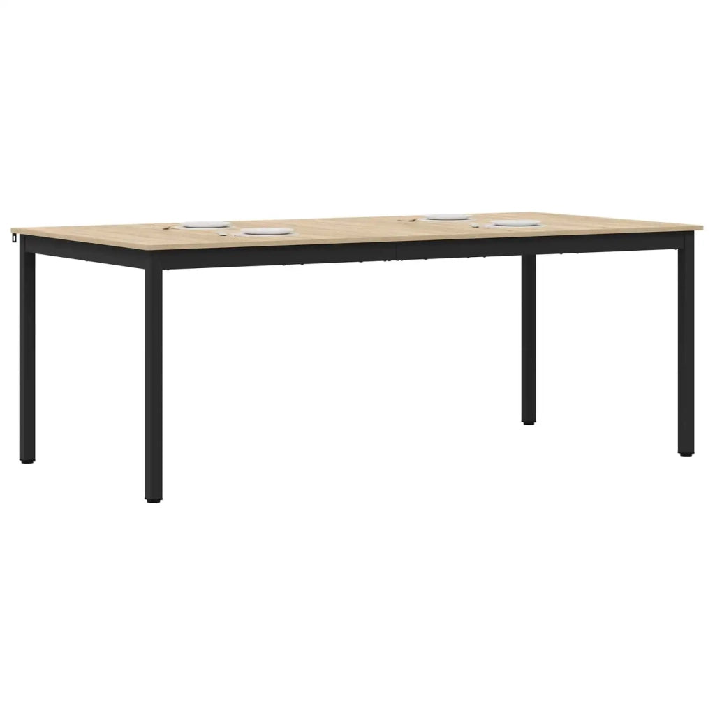 Tavoli da pranzo 2 pcs 200 x 100 x 75 cm Legno multistrato