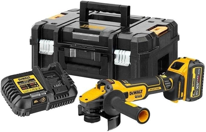 Smerigliatrice DeWalt DCG409T1 18V XR FlexVolt brushless Kit 6 Ah 125 mm