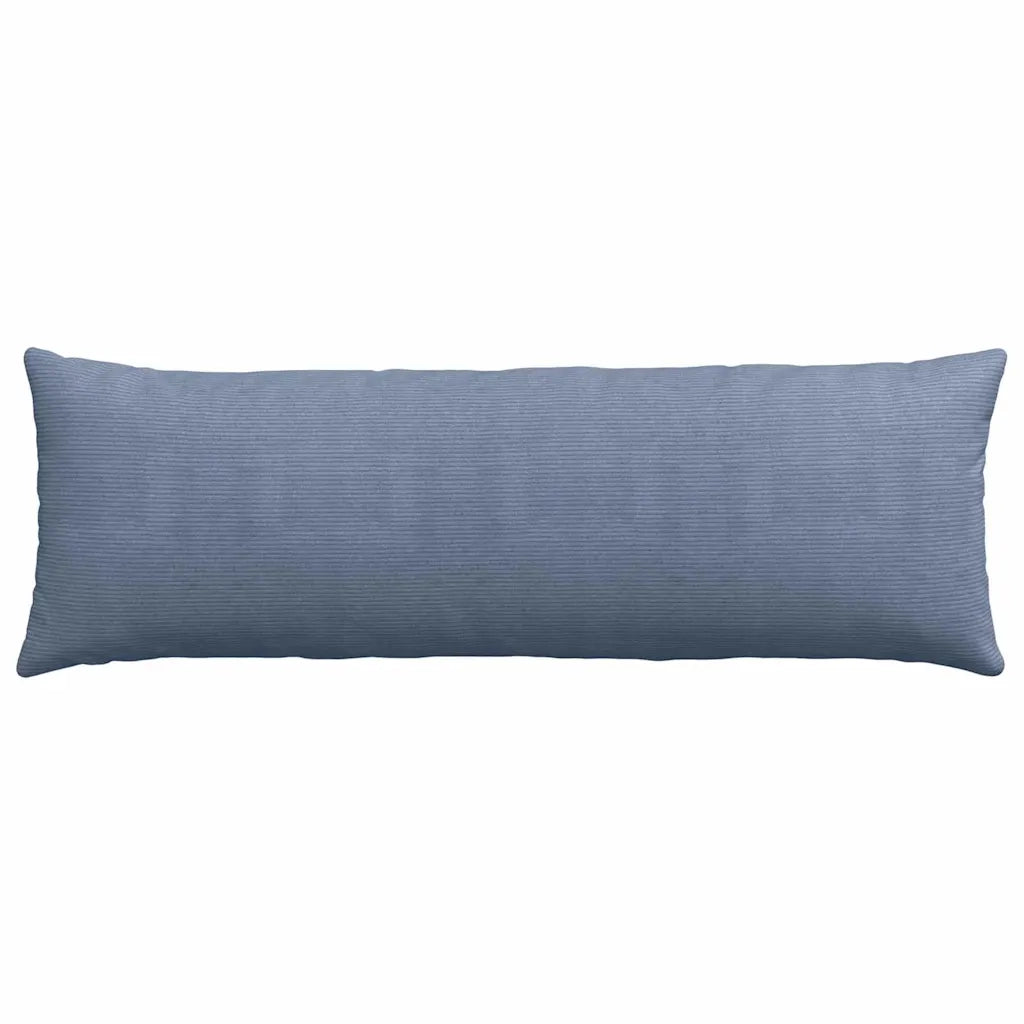 Cuscini da Divano 2 pz | Cuscini per sedie Blu 120 x 40 cm Tessuto in Cords
