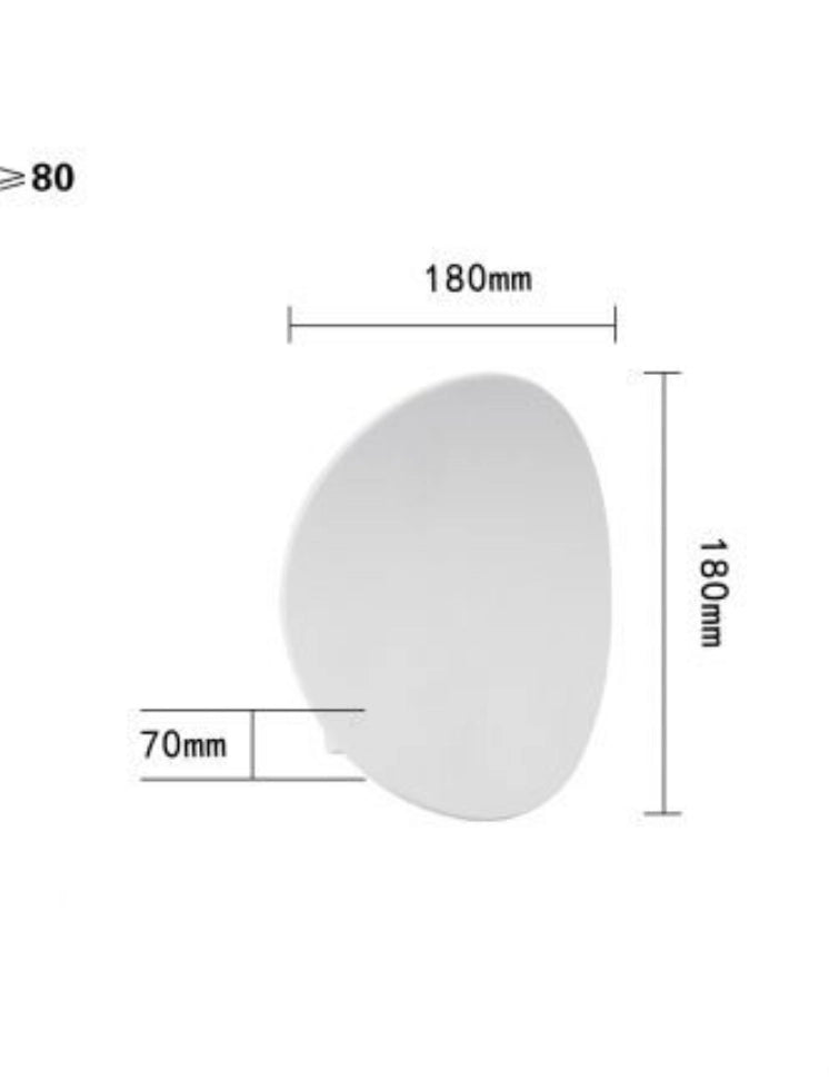 Applique da Esterno Interno Faretto Led COB Lampada da Parete IP65 Luce Calda