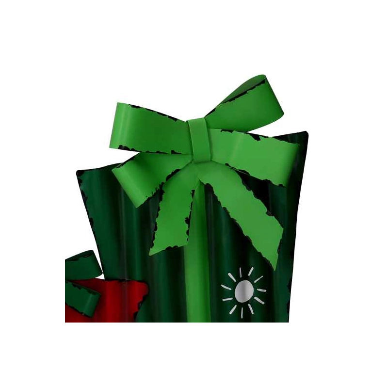 Pacco regalo metallo cm 49,5x12,5h37
