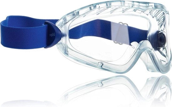 Protezione Oculare Labo 8510 - Occhiali di Sicurezza con Protezione Anti-Fog e Anti-Scratch - Uso Chimico Laboratorio - Uso Professionale e Personale