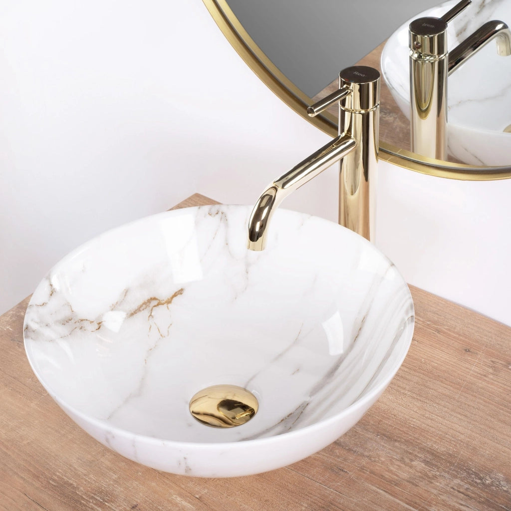 Lavabo Da Appoggio Rea Stella Aiax Shiny