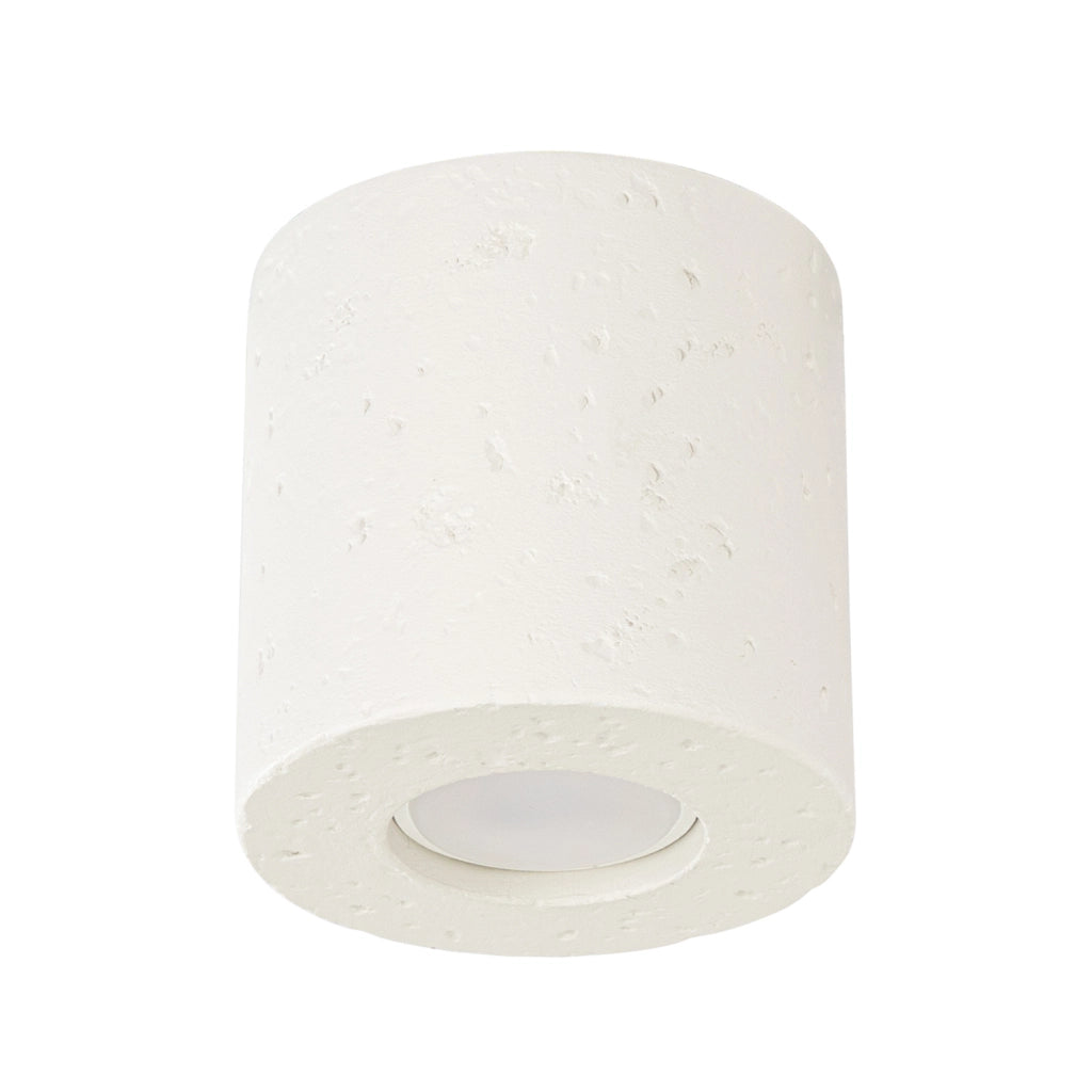 Spot soffitto industriale cemento beige GU10 10W Rondeo