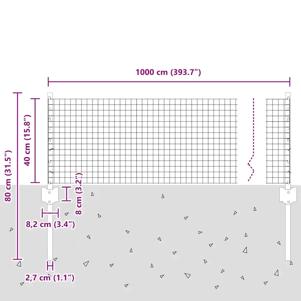 Recinzione da Giardino | Recinzione con Posto Grigio