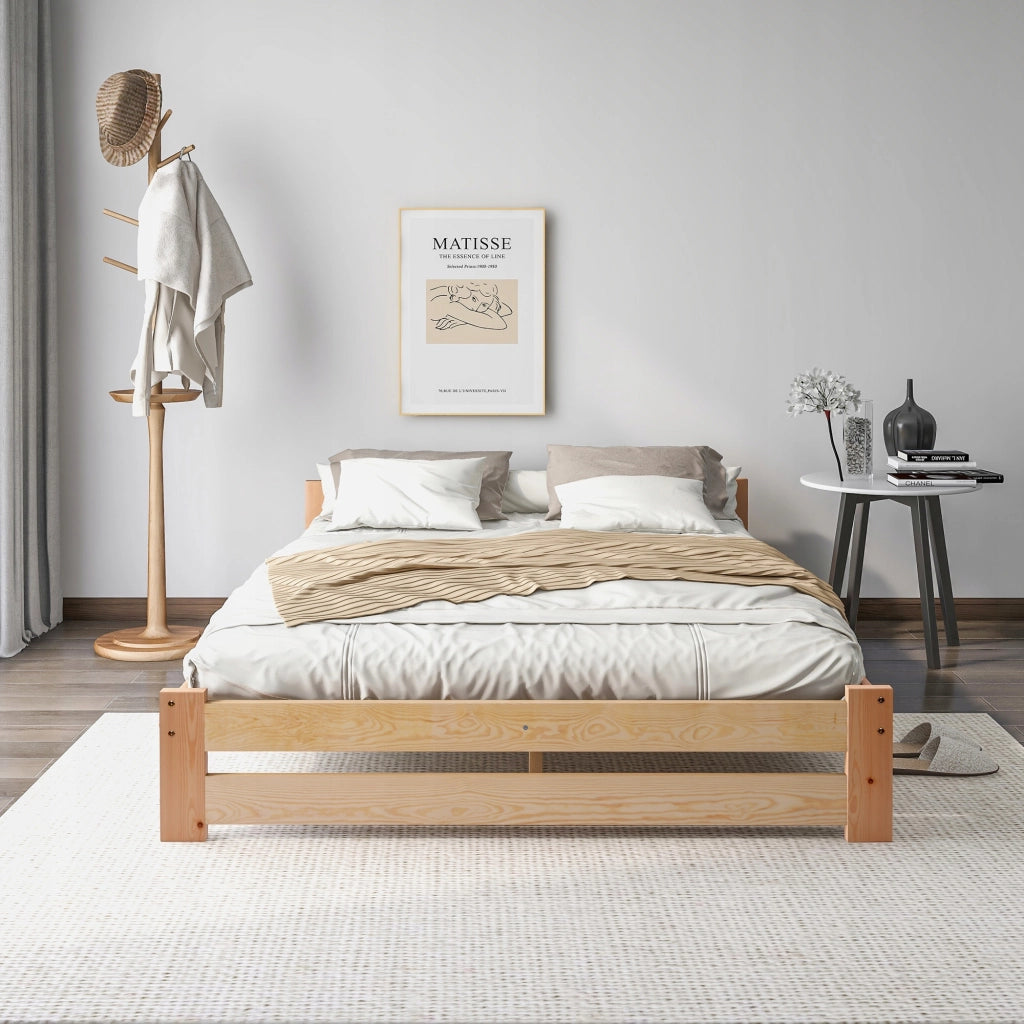 Letto Futon con Struttura - Xylo - 140x200 - Legno, Senza Materasso