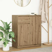 vidaXL Credenza con Cassetto Rovere Artigianale 71x35x84 cm Truciolato