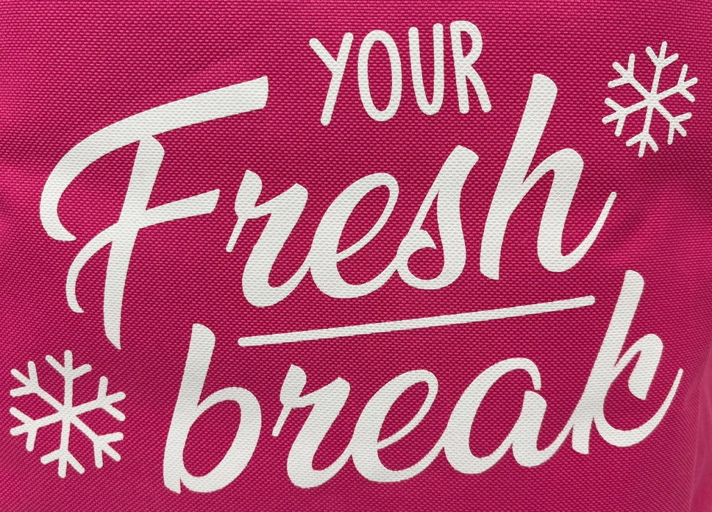 Borsa Termica Frigo Porta Pranzo Spiaggia Lavoro Scuola Modello Fresh Break - 15L - Fucsia