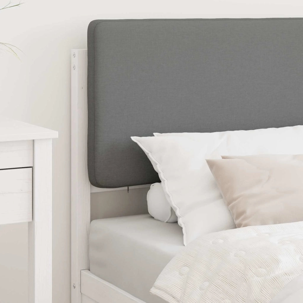 Letto con Testiera Rivestita Grigio chiaro 100 x 200 cm 877653