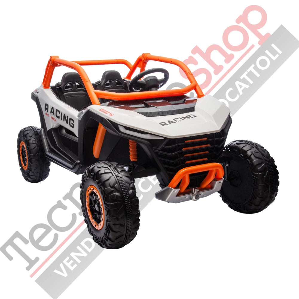 Auto Elettrica per Bambini UTV 24V-Bianco