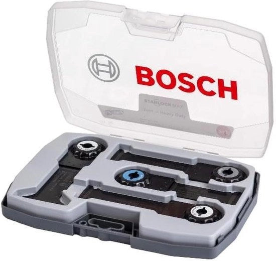 Set di 4 lame per sega di legno e metallo non trattato Starlock Heavy Duty per accesso massimo