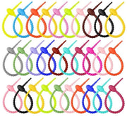 Cinture di silicone per stropio 30 pezzi - Cinture per cavi con tasca