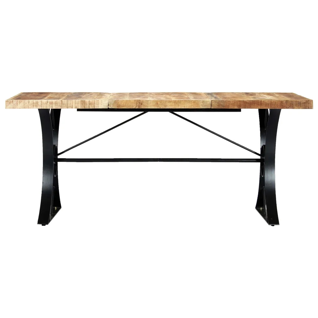 Tavolo da Pranzo 180x90x76 cm in Legno Massello di Mango  cod mxl 7618