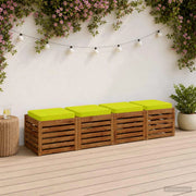 Cuscini per Sedia in 4 Pezzi VUGHT 4 pcs 100% Poliestere 946223