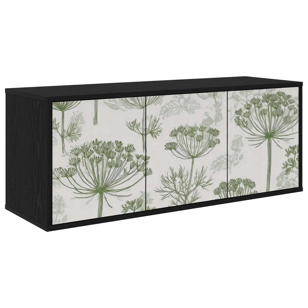 Mobile TV da Parete GOTHA 102 x 33 x 40 cm Rovere Nero 8007188