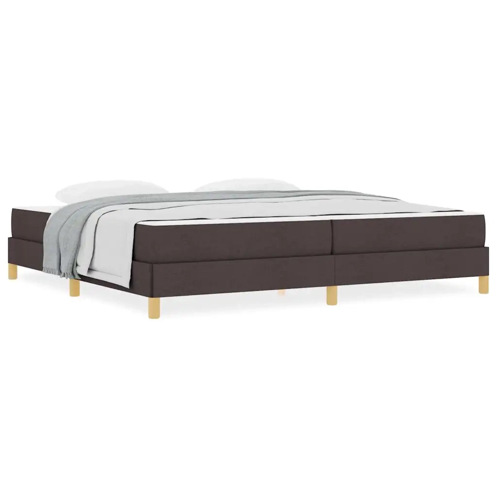 vidaXL Letto a molle Marrone 200 x 200 cm