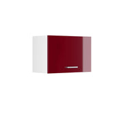 Vicco Pensile da cucina Rosso lucido 60 cm Piatto