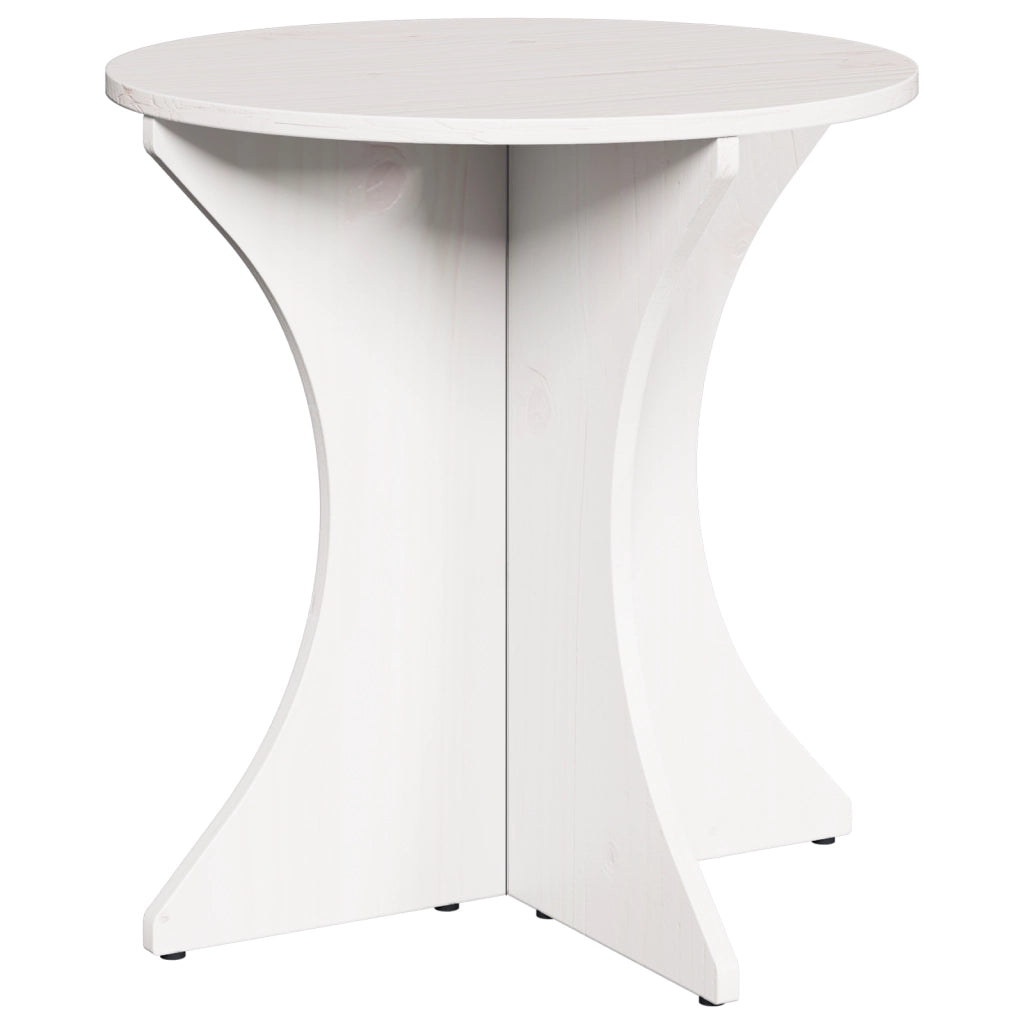 vidaXL Tavolino da salotto 2 pcs Bianco 46 x 46 x 47 cm
