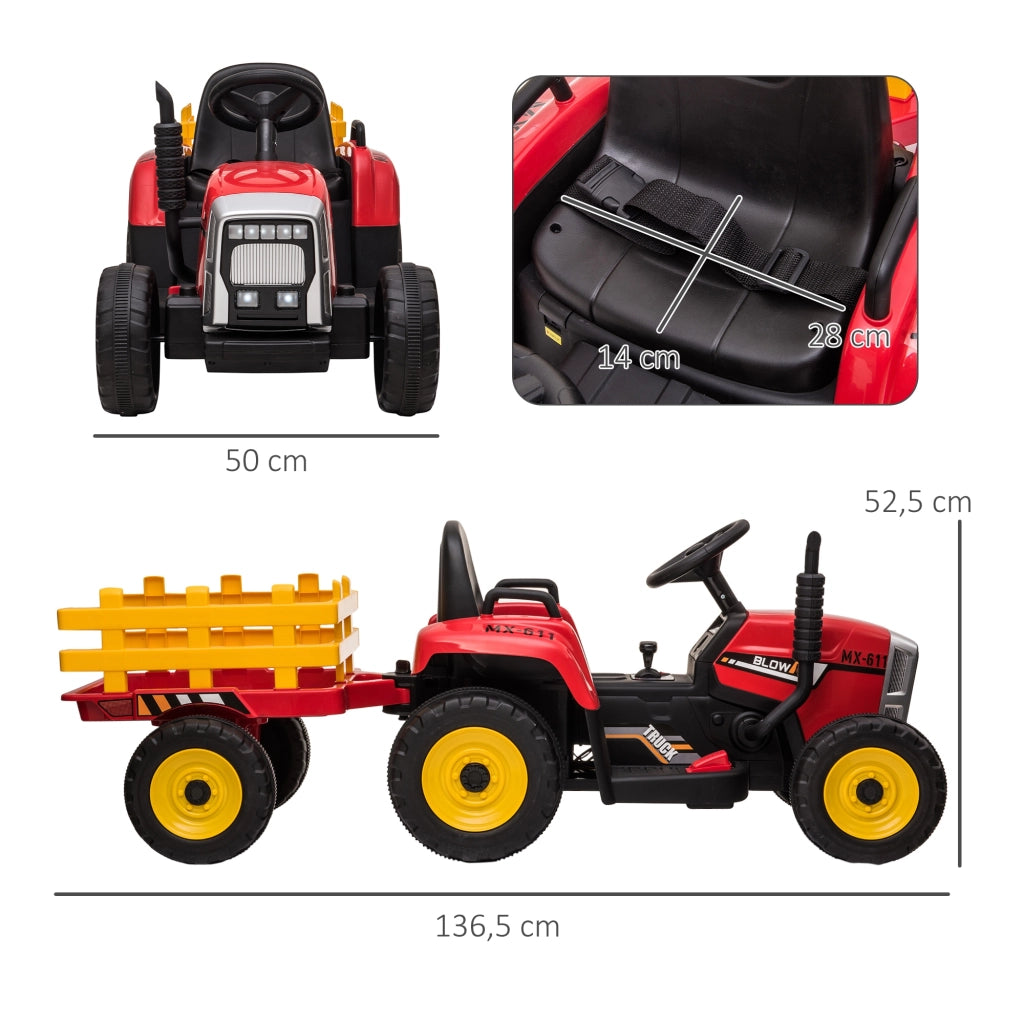 Auto Elettrica per Bambini con Telecomando ¨C Xylo ¨C Rosso e Nero